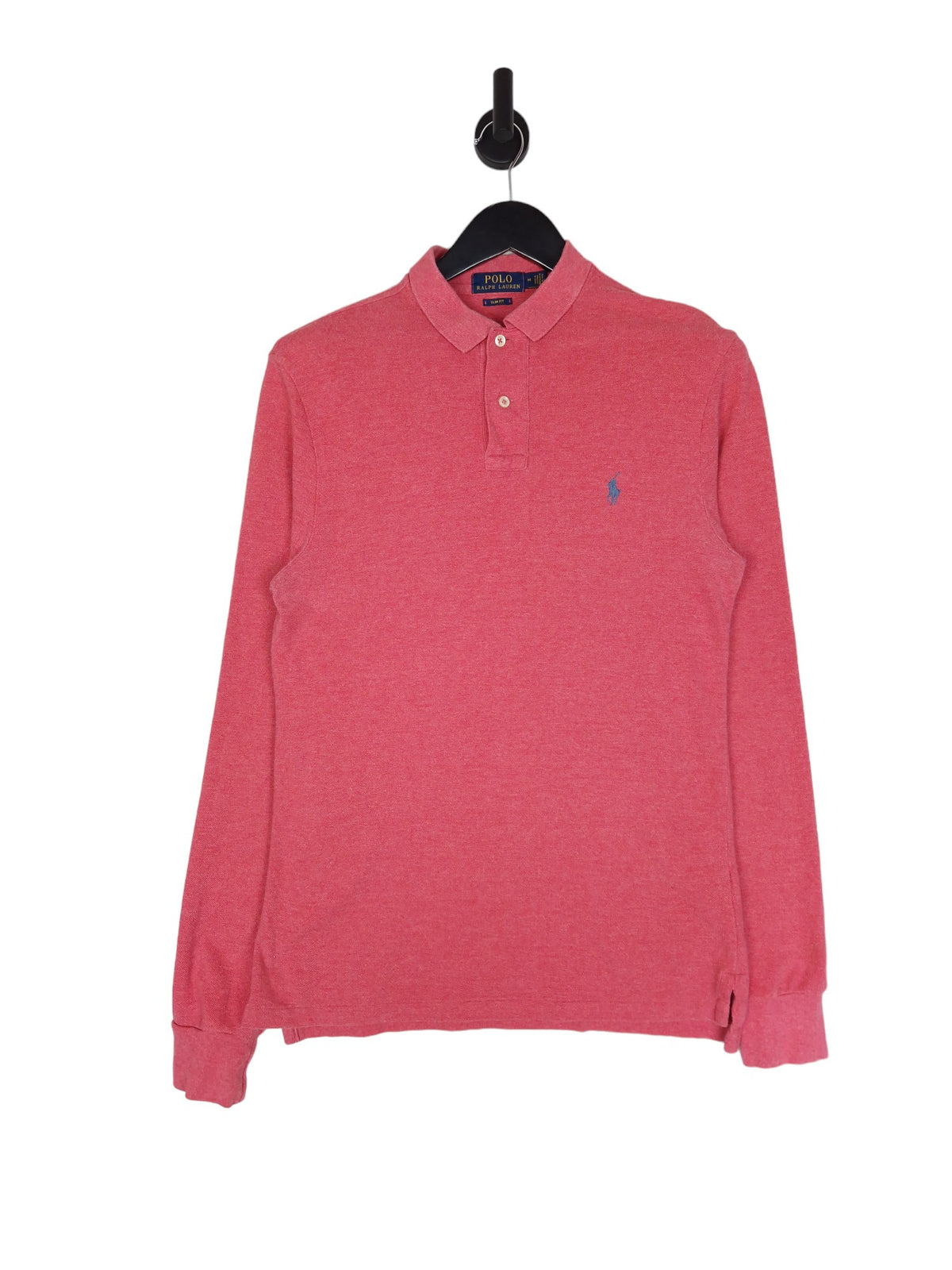 Polo Ralph Lauren Long Sleeve Polo Shirt  - Size Medium Slim Fit