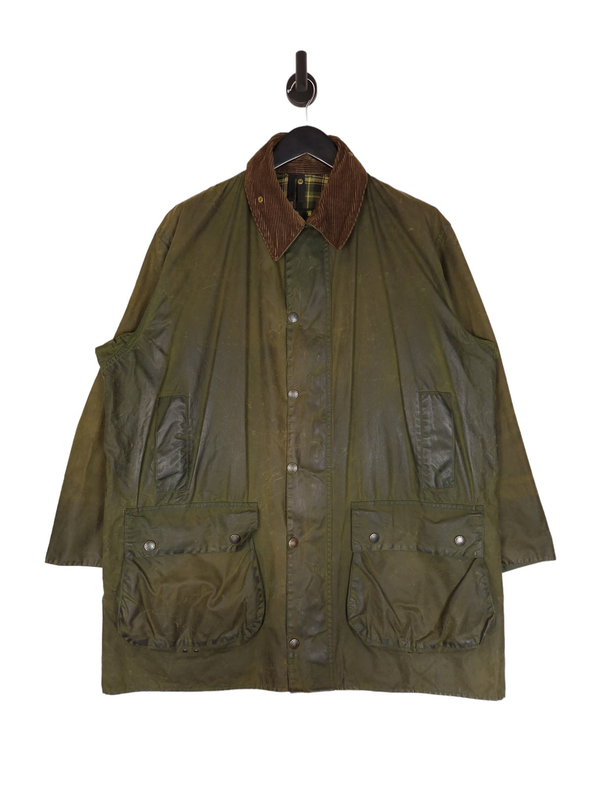 90's Barbour A200 Border Jacket Wax Cotton - Size XL