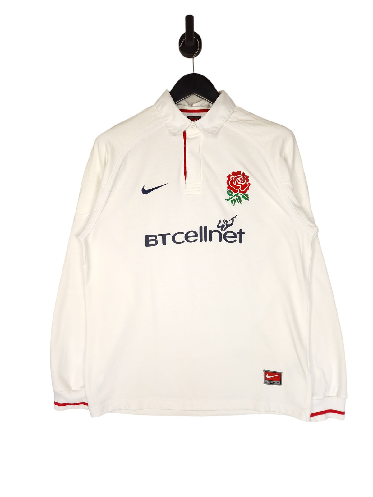 99/00 Nike England Rugby BT Cellnet Union Home Jersey - Size M/L