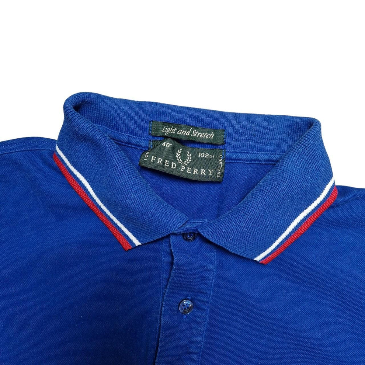 Y2K Fred Perry Light and Stretch Polo Shirt - Size Medium