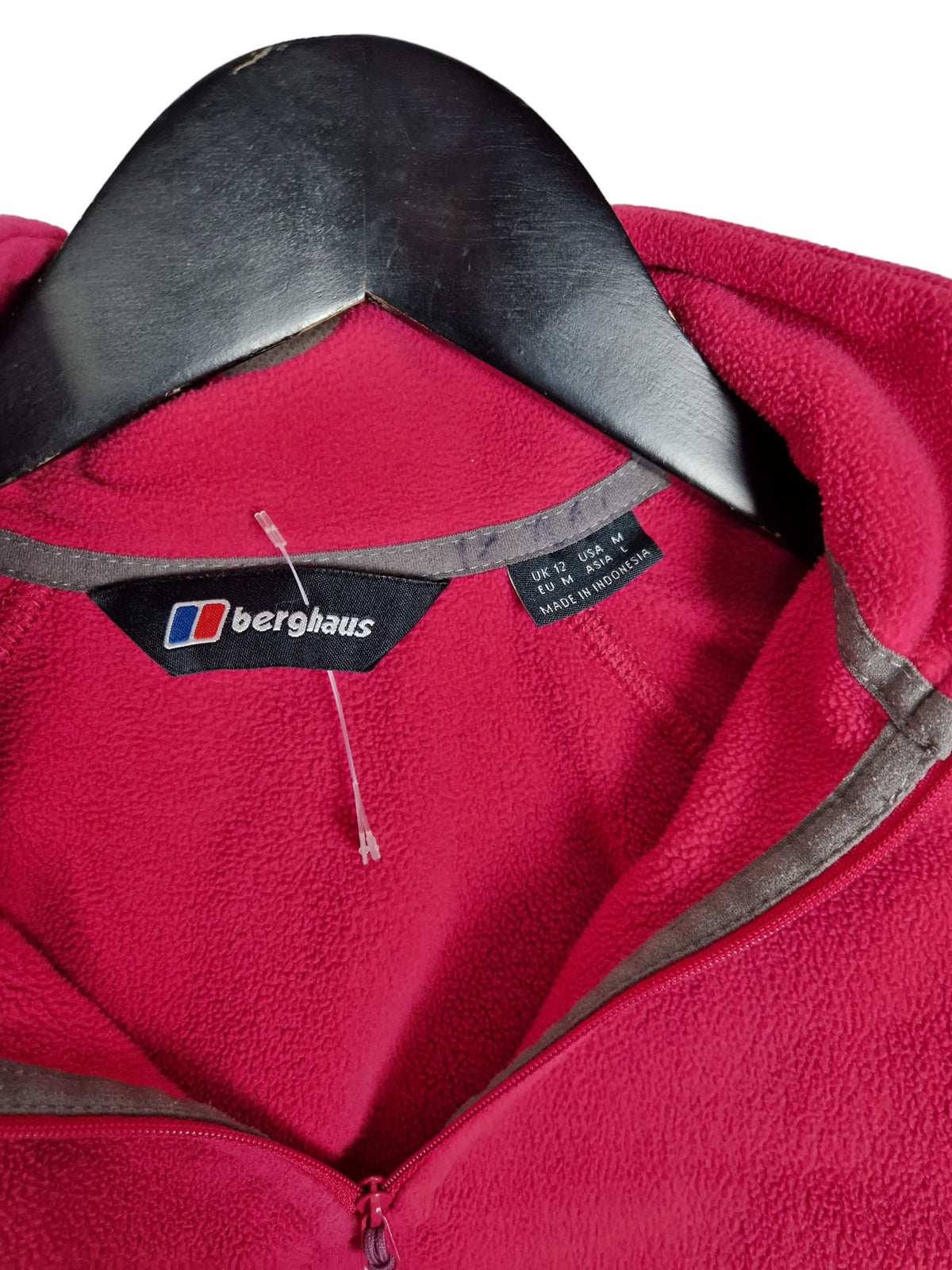 Berghaus 1/4 Zip Fleece Jumper - Size UK 12