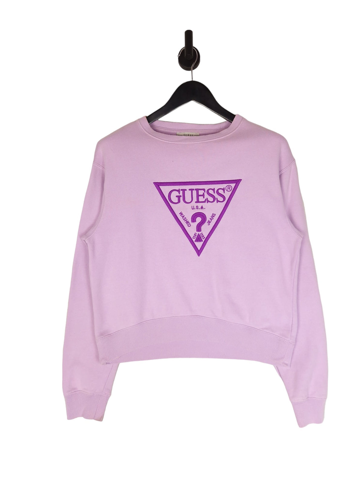 Guess Spell Out Sweatshirt - Size UK 8