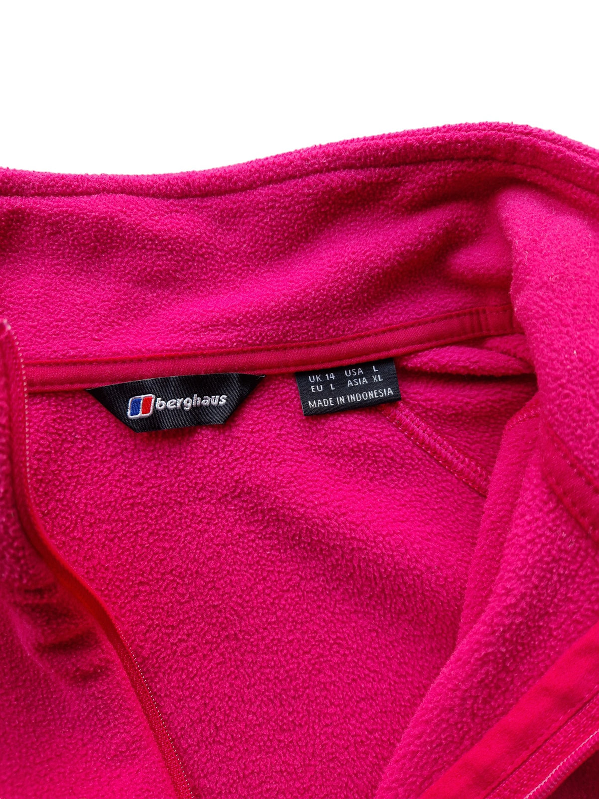 Berghaus 1/4 Zip Fleece Jumper - Size UK 14