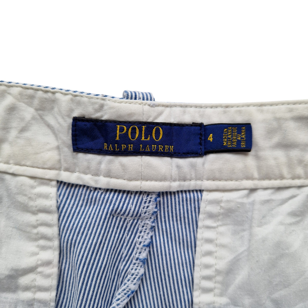 Polo Ralph Lauren Chino Shorts - Size UK 8