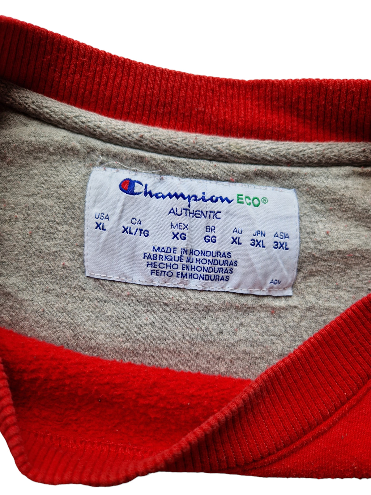 Y2K Champion Small Logo Sweatshirt - Size XL