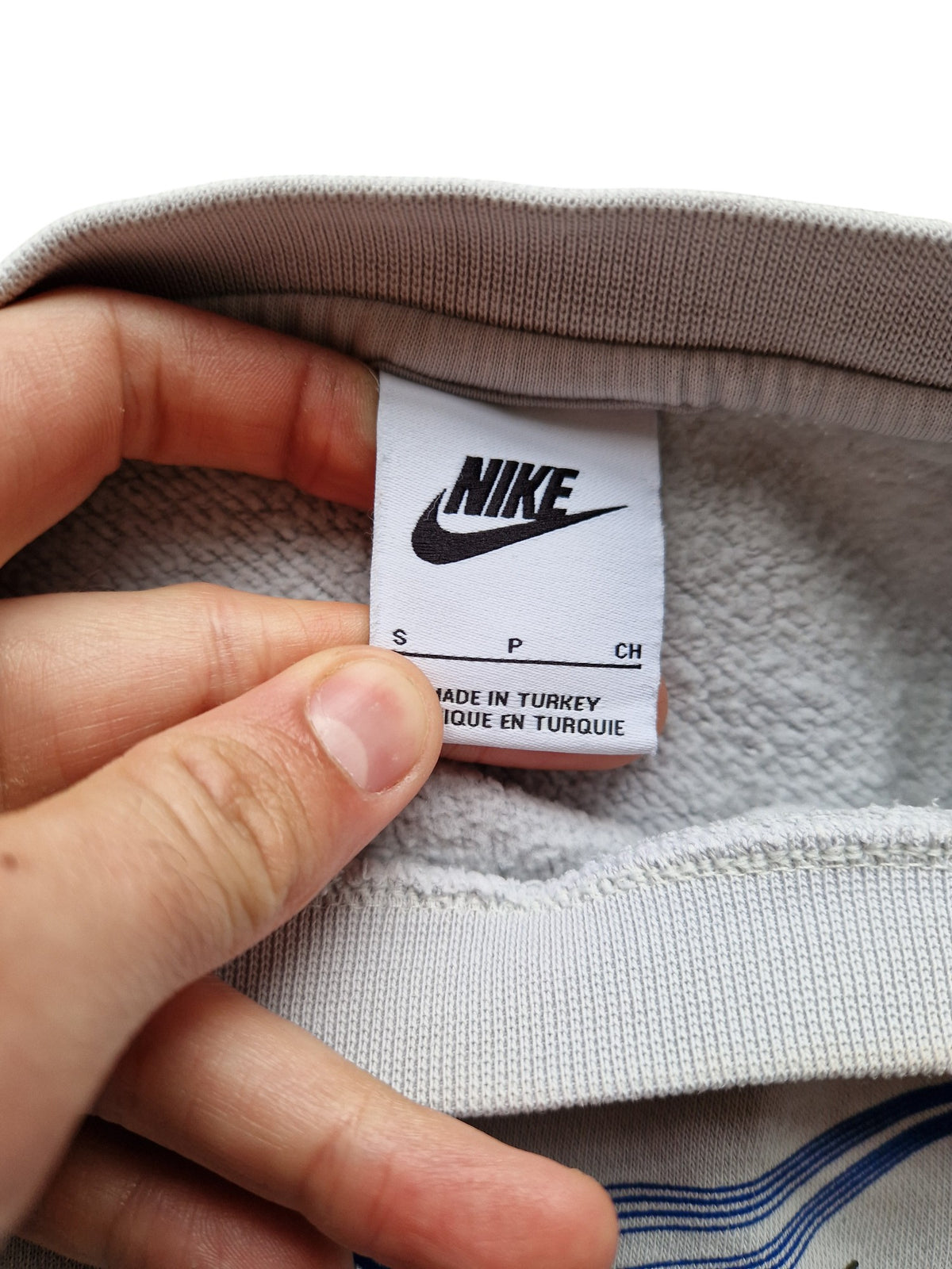 Nike Centre Swoosh Sweatshirt - Size Small (relaxed fit)