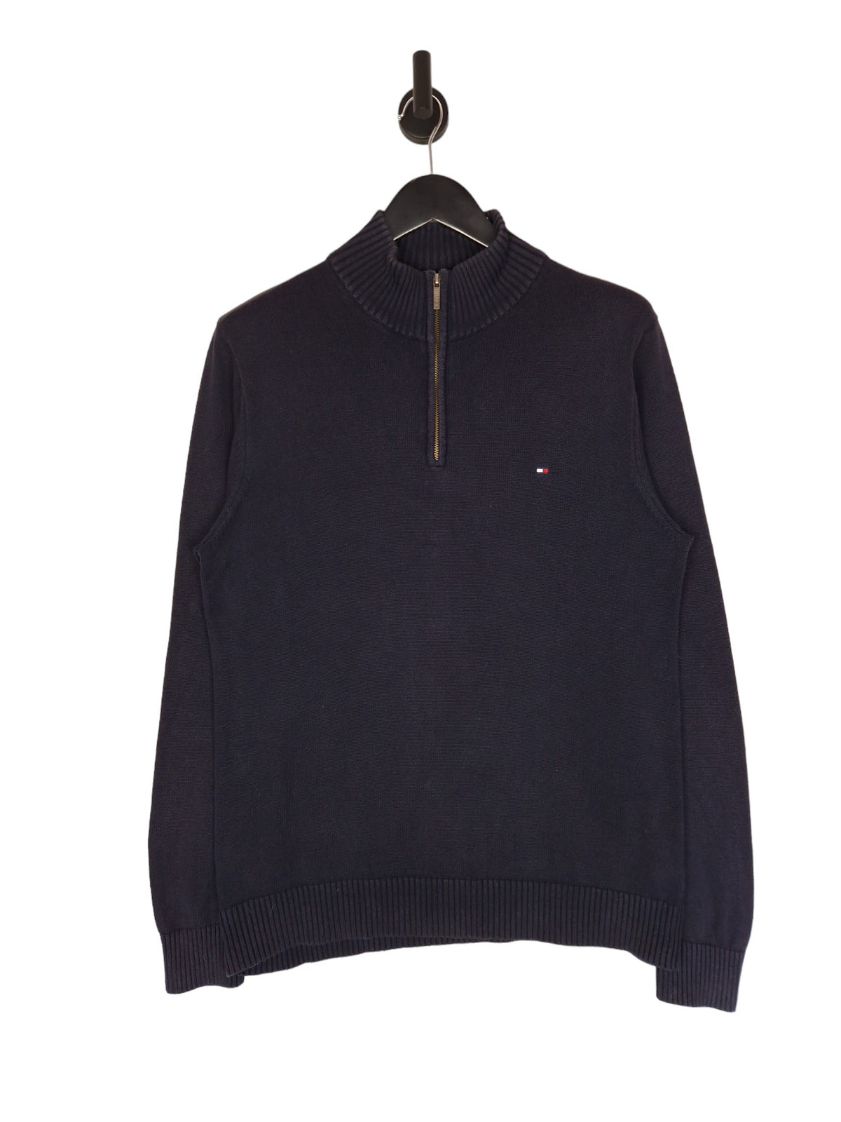 Tommy Hilfiger 1/4 Zip Jumper - Size Large