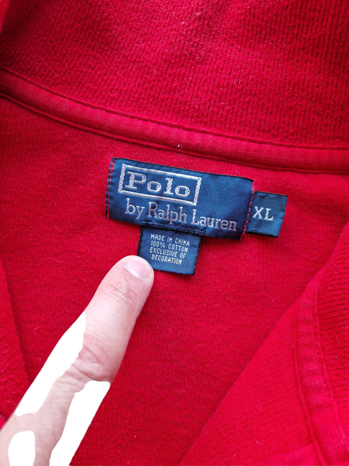 Polo Ralph Lauren 1/4 Zip Jumper - Size XL/XXL