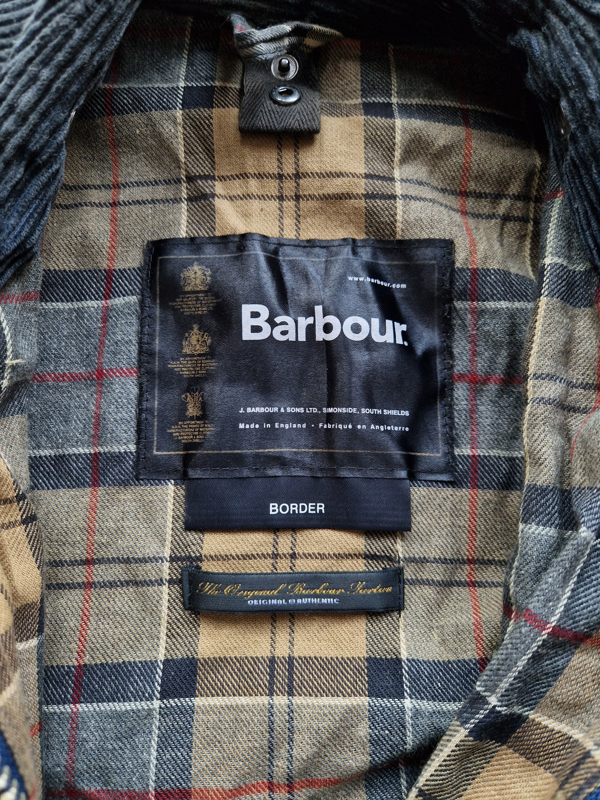 Barbour A201 Border Jacket Wax Cotton - Size C42/L