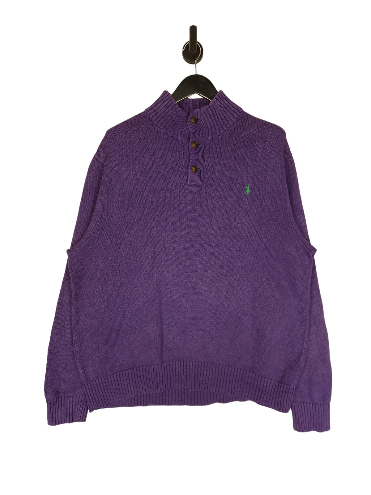 Polo Ralph Lauren 1/4 Button Jumper - Size XXL