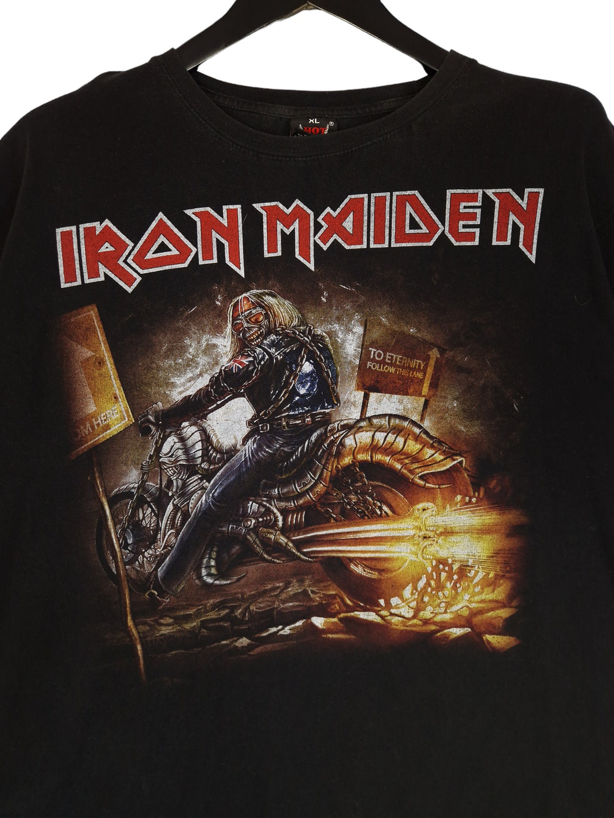 90's Hot Rock Iron Maiden Band T-Shirt - Size XL