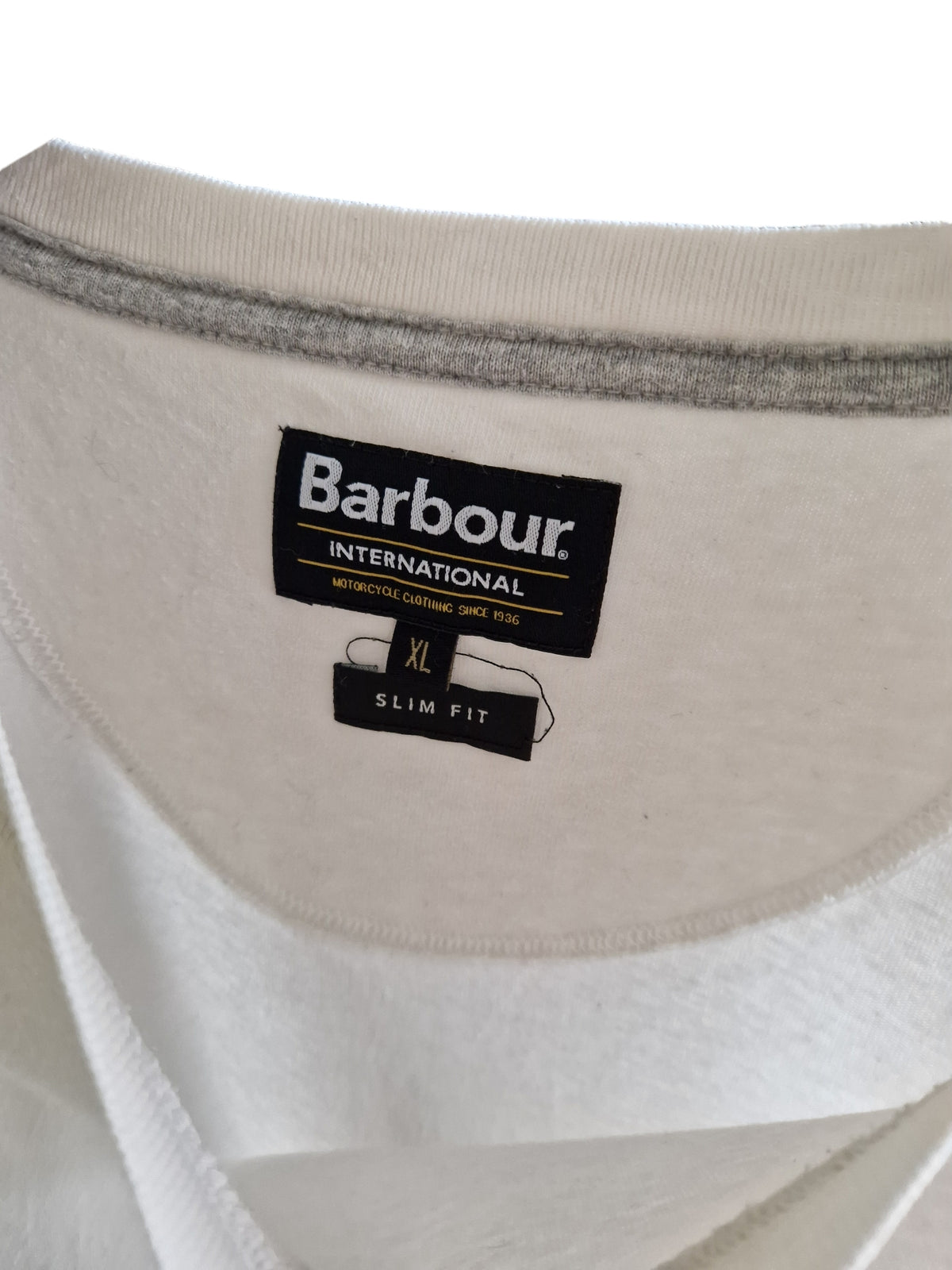 Barbour International Short Sleeve T-Shirt - Size XL Slim Fit