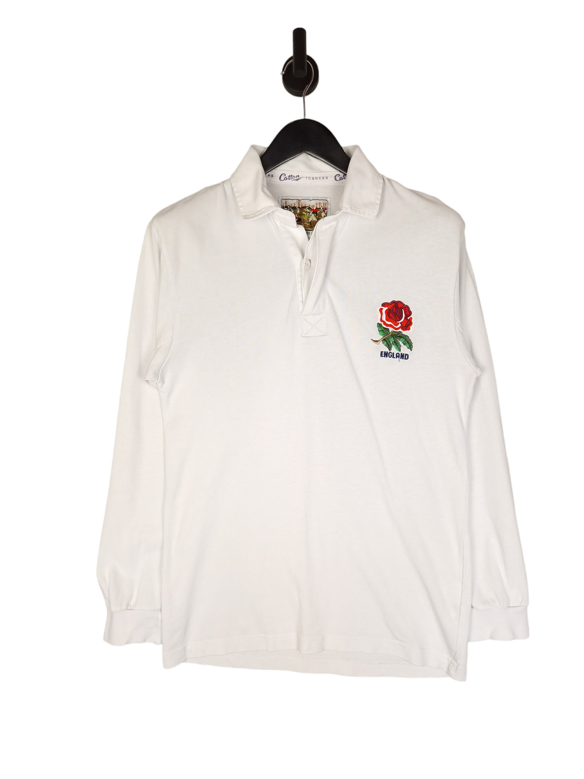 90's Cotton Traders England Rugby Union Shirt - Size S/M