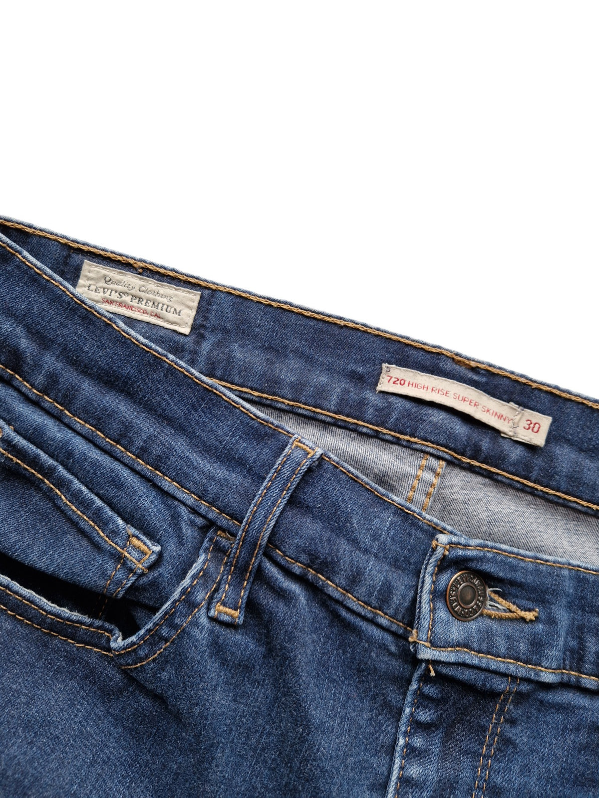 Levi's 720' High Rise Super Skinny Jeans - Size W30 L30