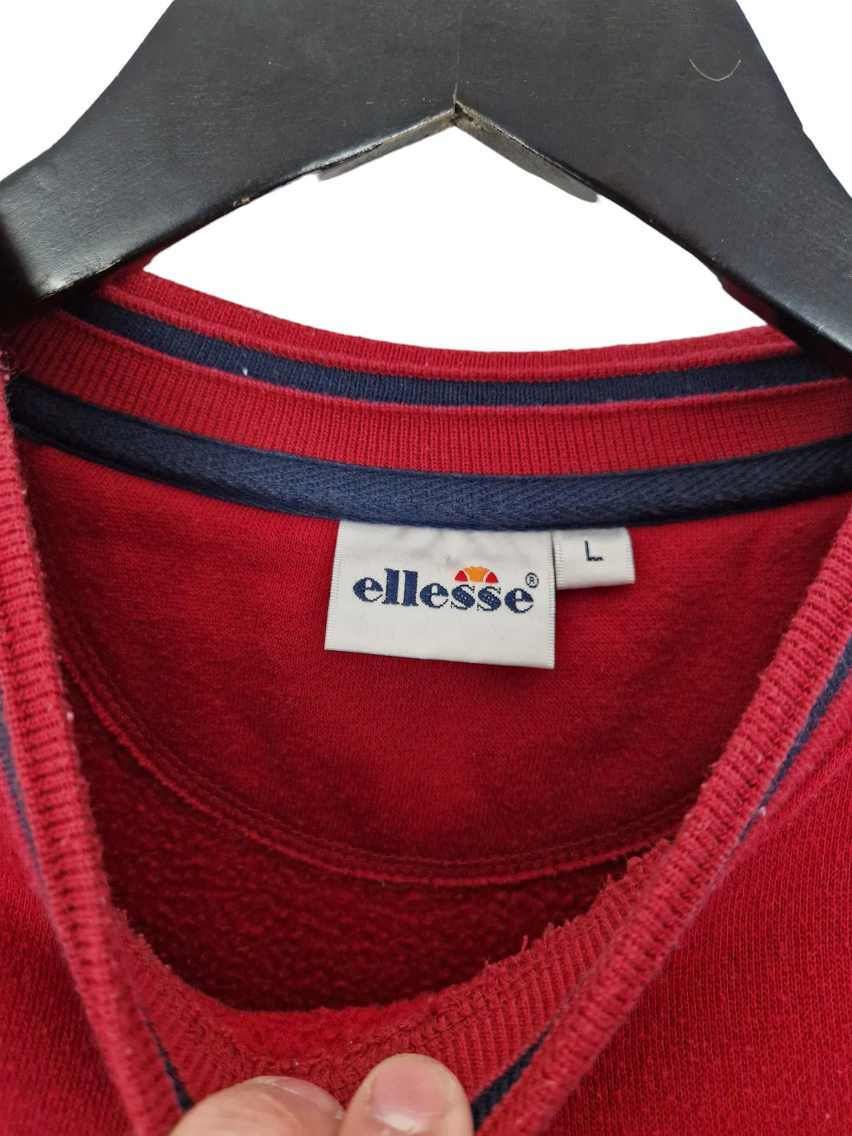 90's Ellesse Small Logo Sweatshirt - Size Large Oversized