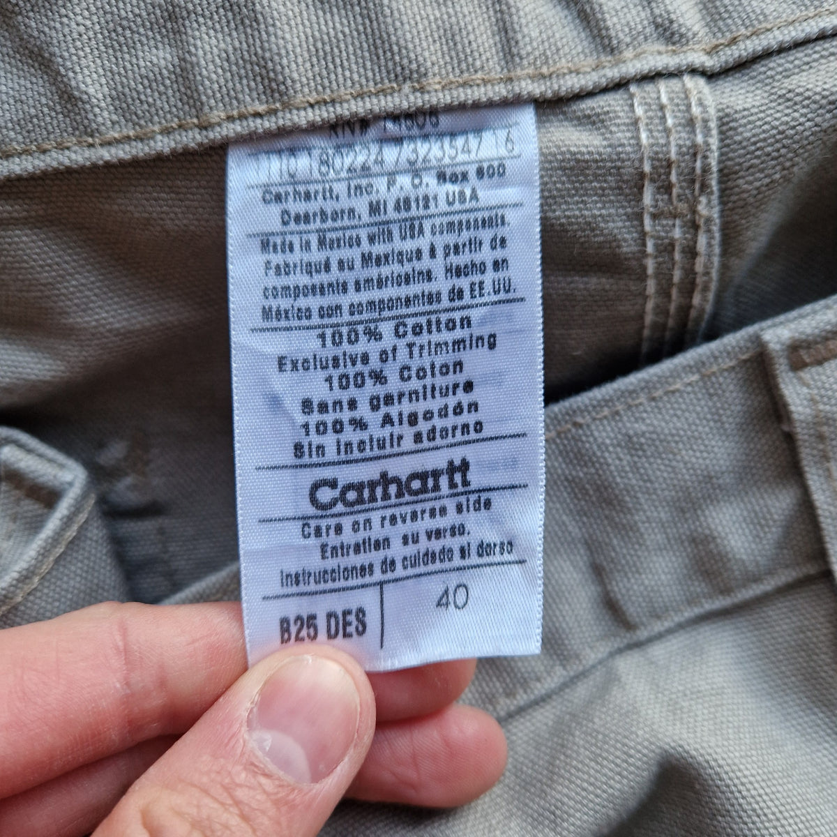 Y2K Carhartt Carpenter Shorts - Size W40