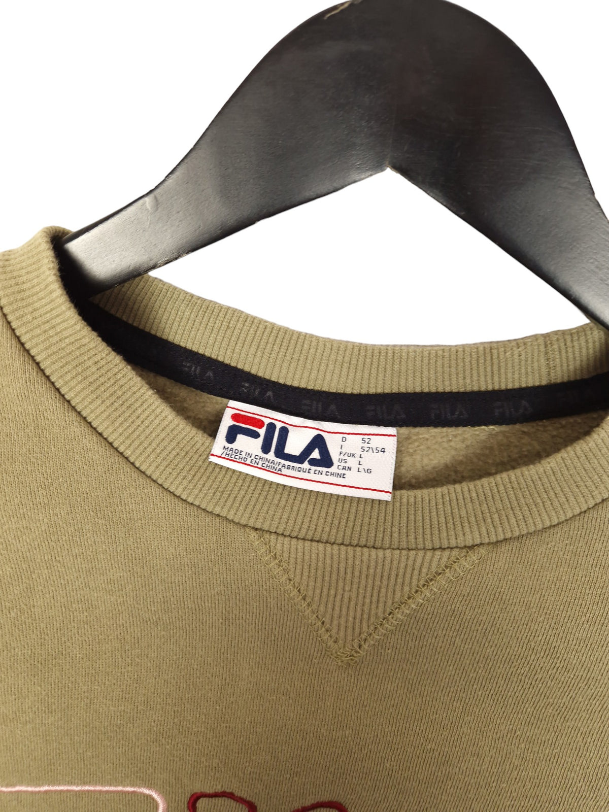 Fila Spell Out Sweatshirt - Size Large