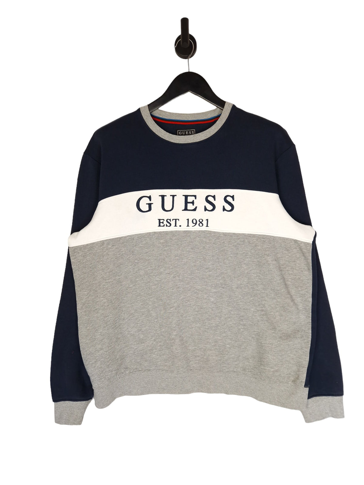 Guess Embroidered Sweatshirt - Size XL