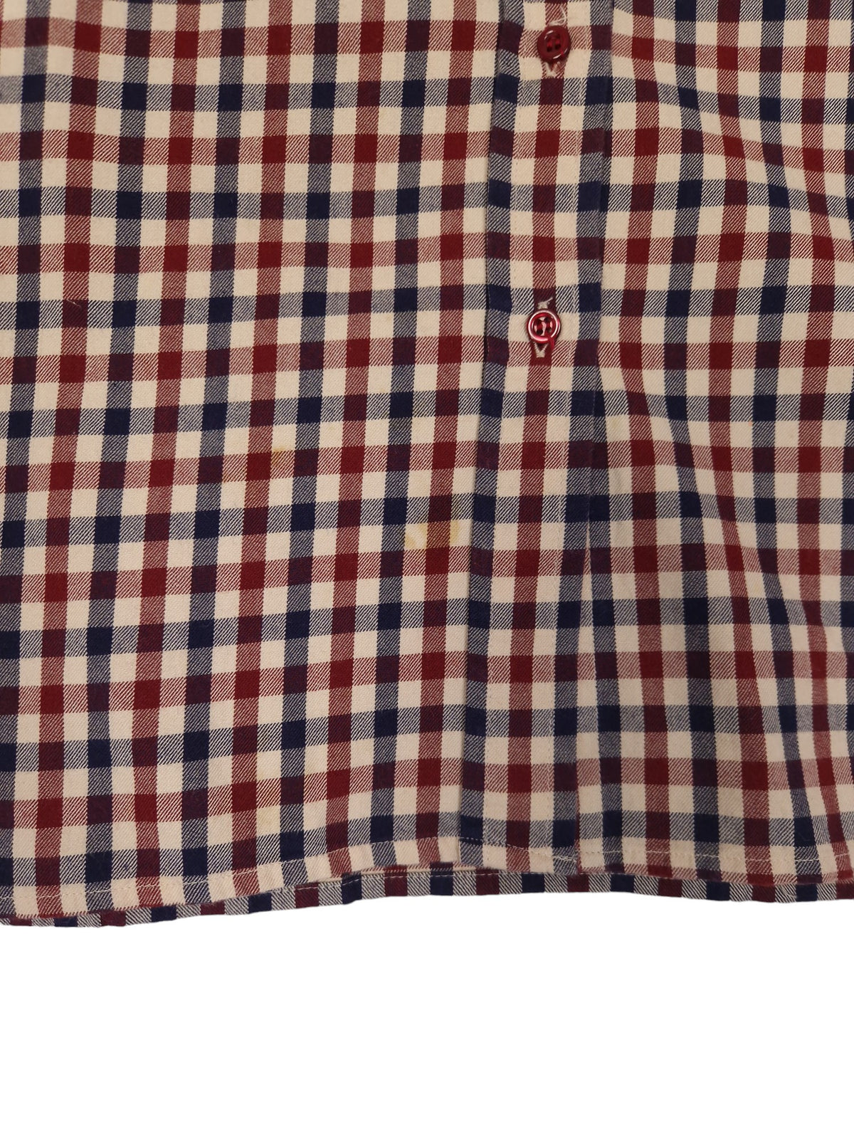 90's Aquascutum Plaid Shirt Long Sleeve - Size XS