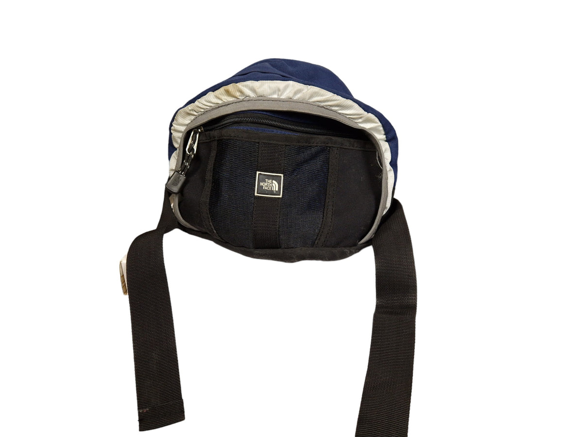 Y2K The North Face Bum Bag In Blue Outdoors Waist Pack Lumbar Pack