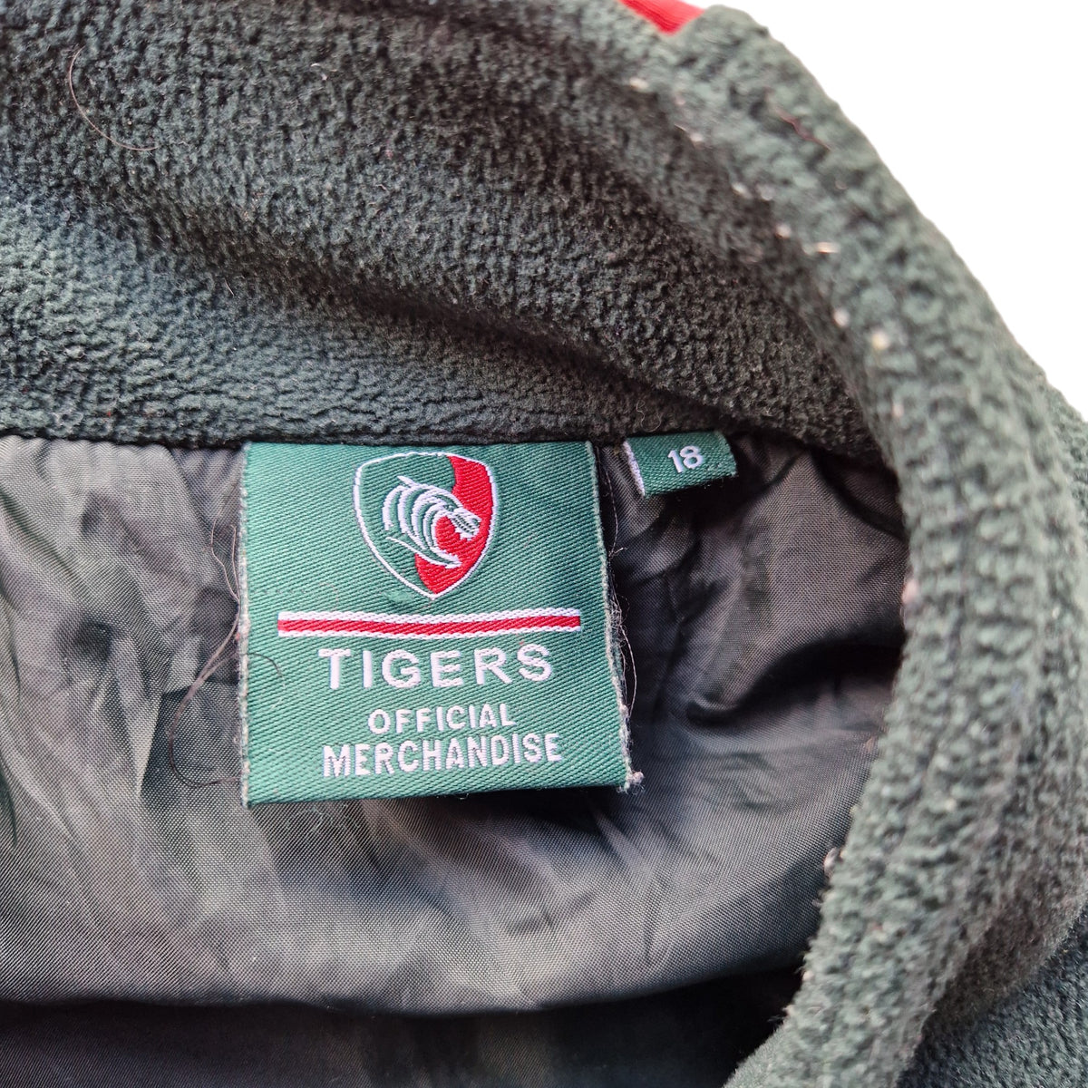 Leicester Tigers Fleece Jacket - Size UK 18