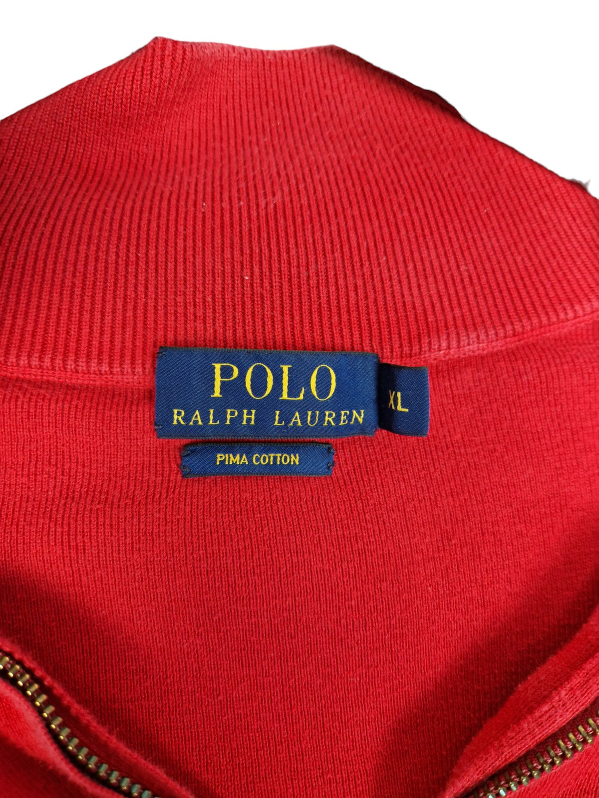 Polo Ralph Lauren 1/4 Zip Jumper - Size XL