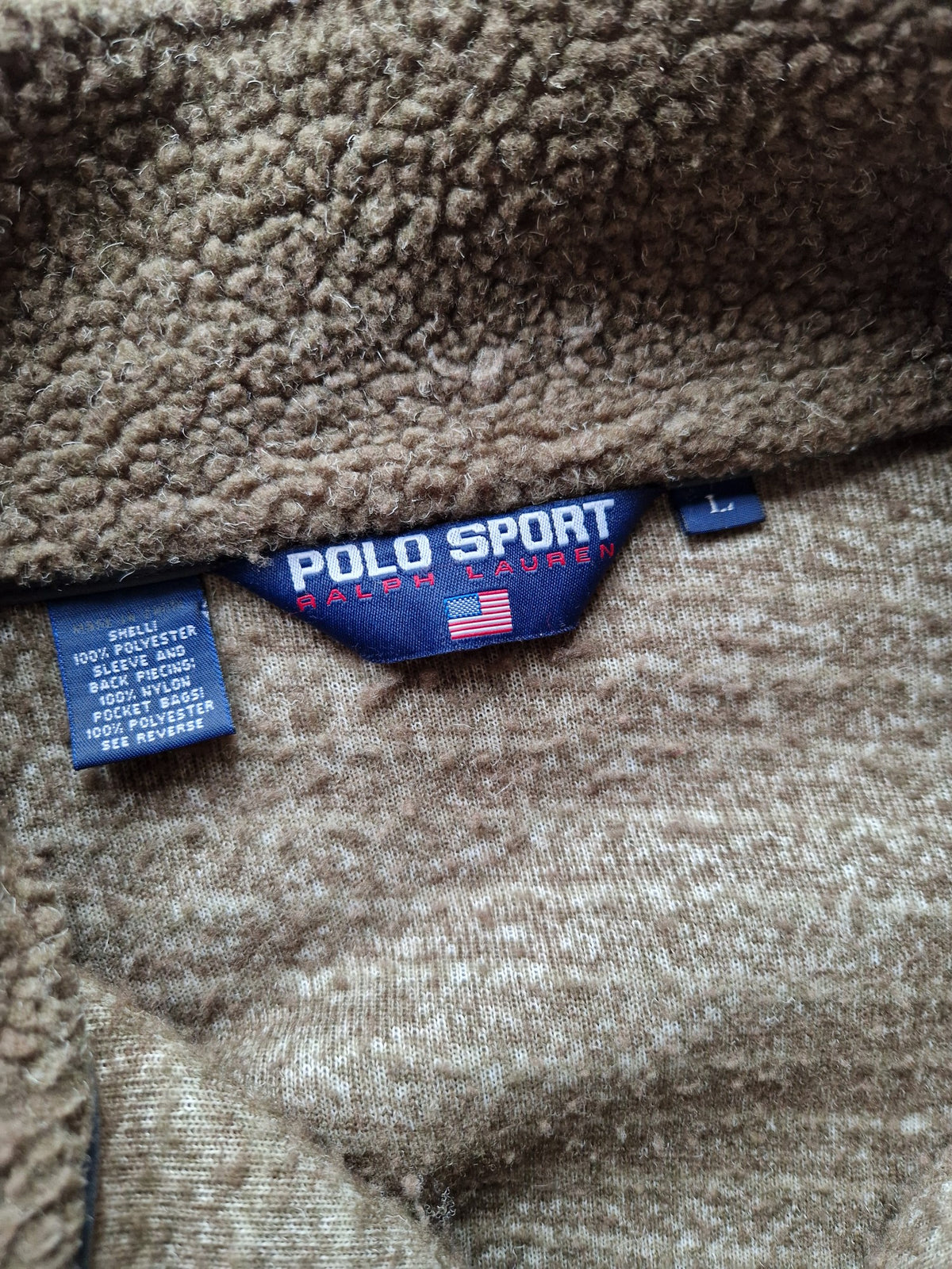 90's Polo Sport 1/4 Zip Jumper - Size XL