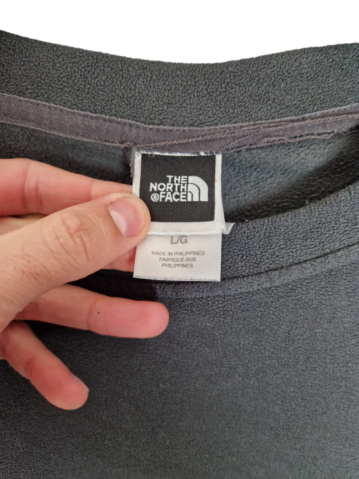 The North Face TKA 100 Fleece Sweatshirt - Size Large (Relaxed Fit)