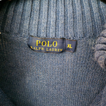 Polo Ralph Lauren 1/4 Zip Jumper - Size XL/XXL