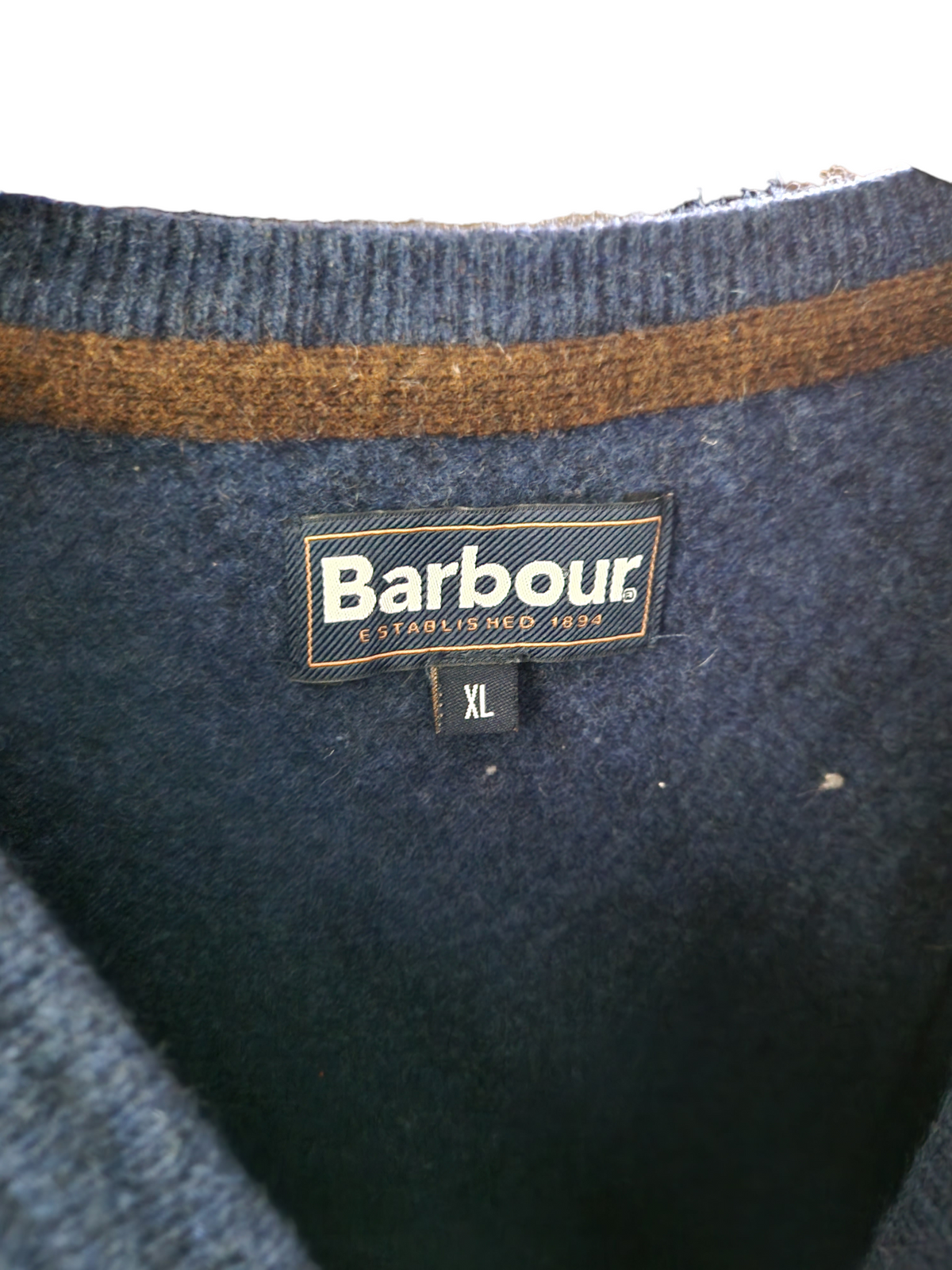 Barbour Wool Jumper - Size Large