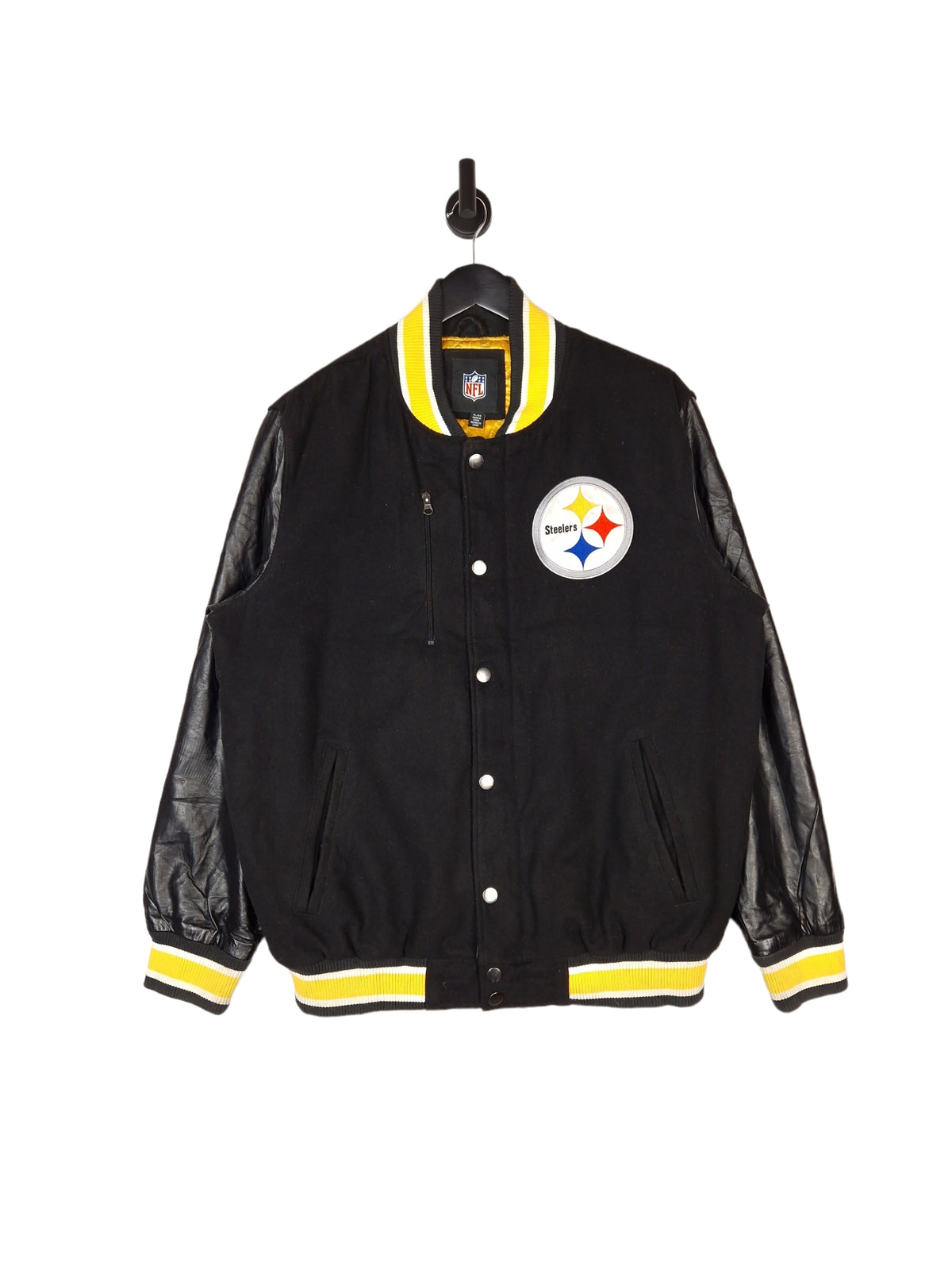 Y2K Men's NFL Pittsburgh Steelers Varsity Jacket - Size XL