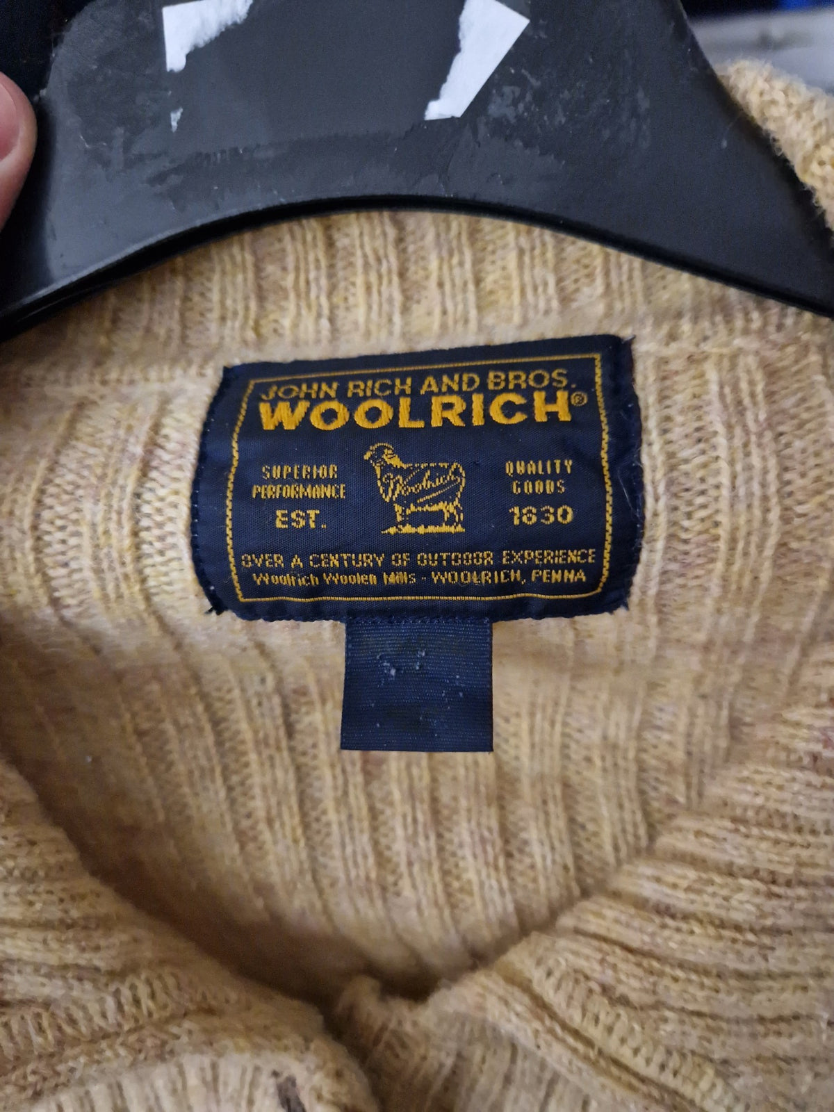 Woolrich Button Up Cardigan Wool - Size UK 10