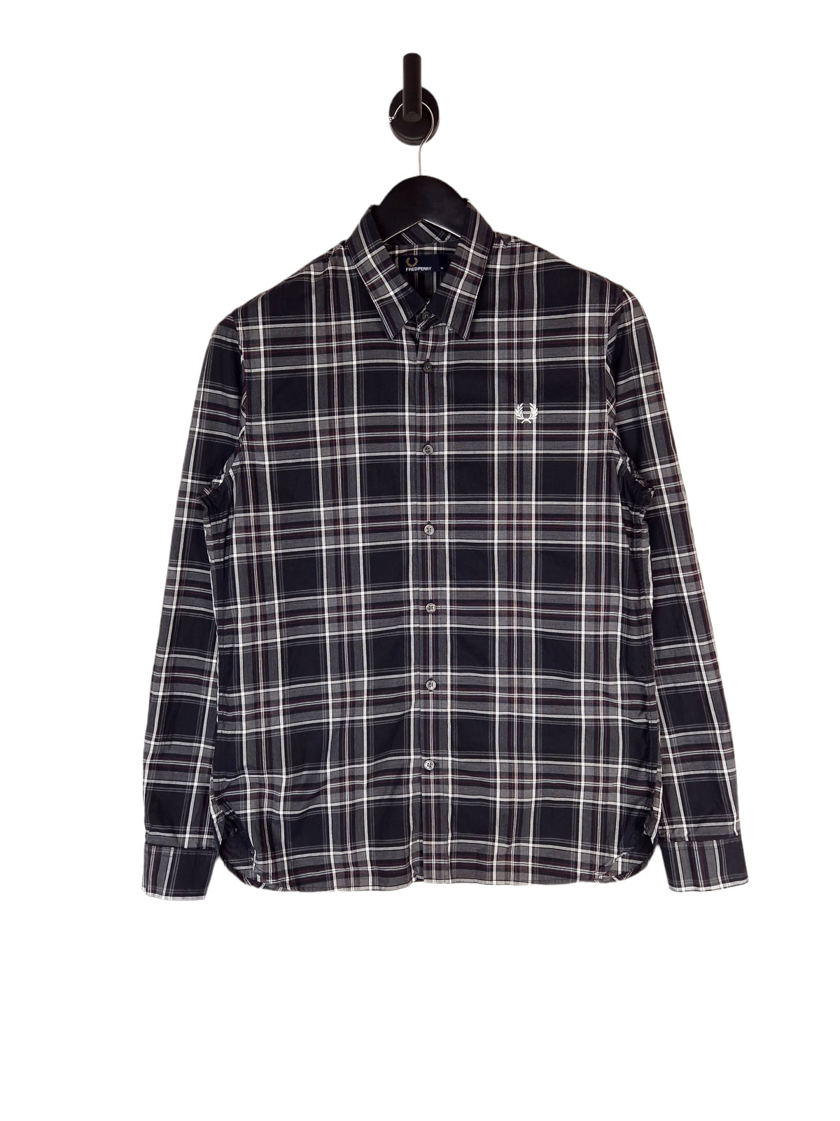 Fred Perry Check Shirt  - Size Medium