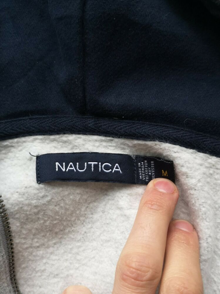 Nautica Spell Out Hoodie - Size Medium