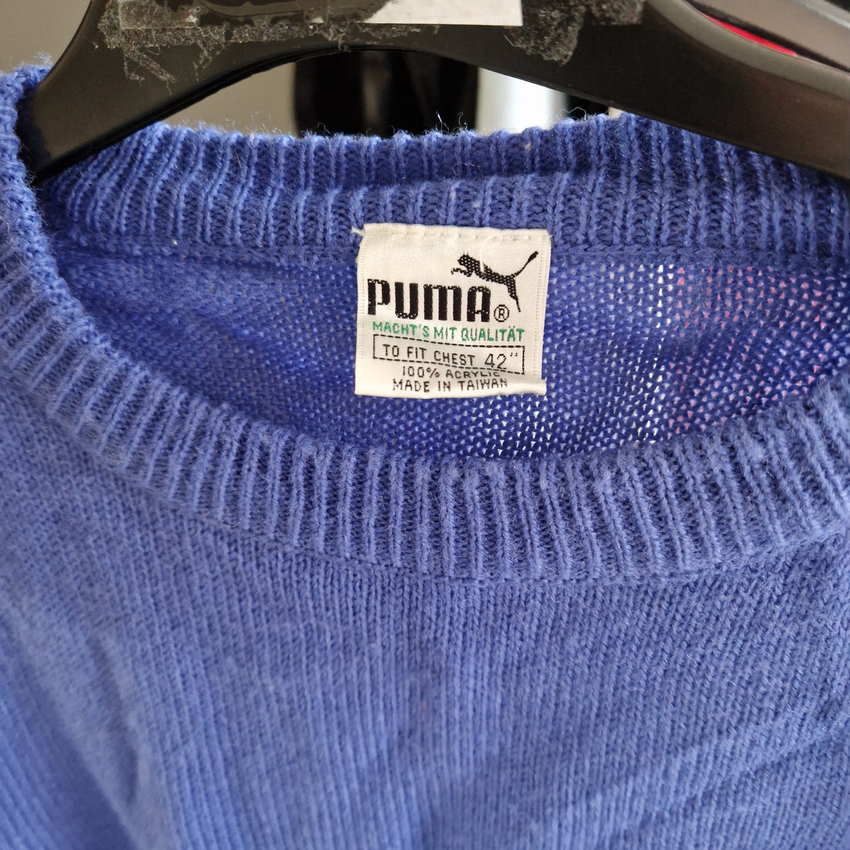 90s Puma Knit Style Sweater - Size Large