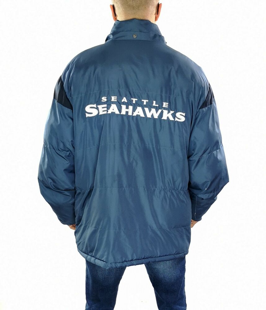 Y2K NFL Pro Line Seattle Seahawks Puffer Jacket - Size XXL