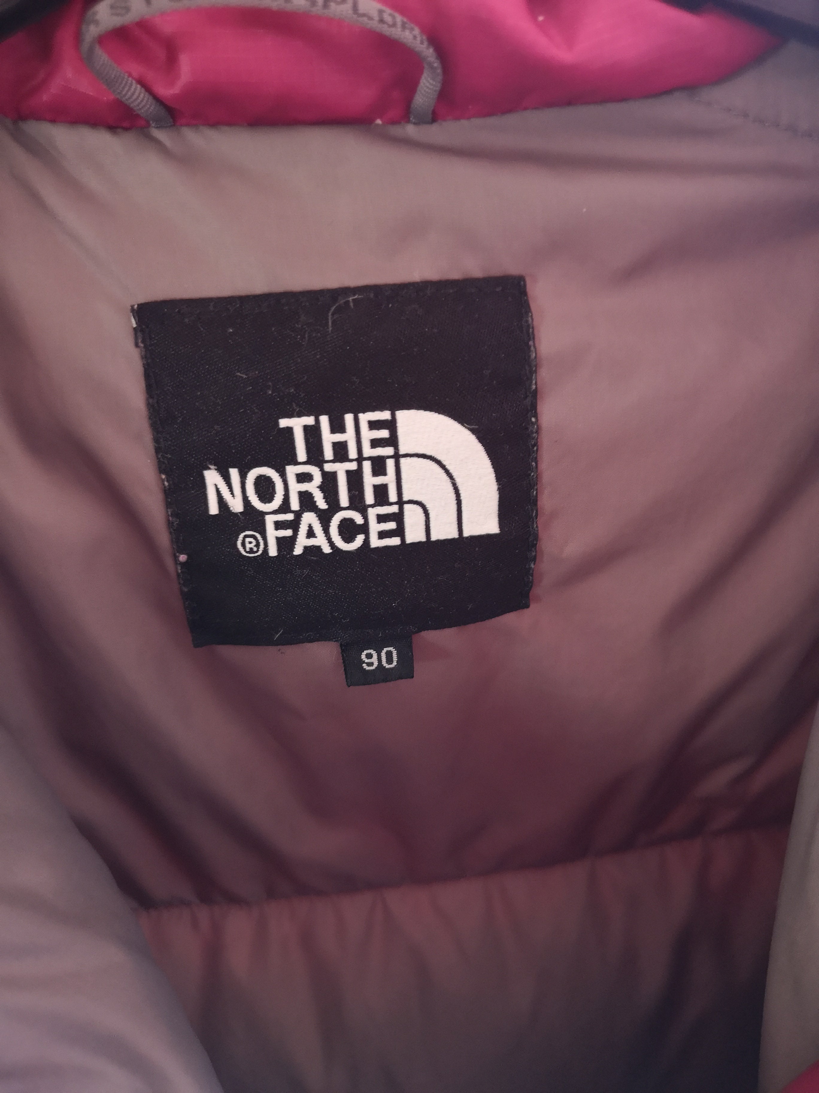 North face clearance sizes uk