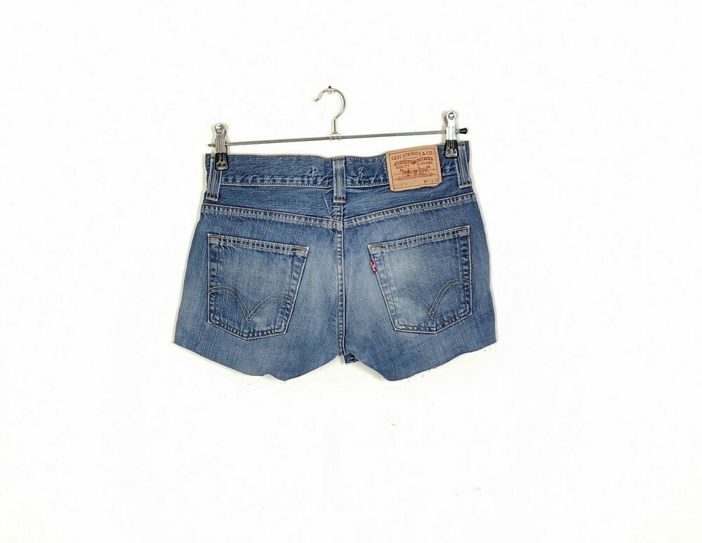 Levi's 512 Denim Shorts - Size W32 UK 12