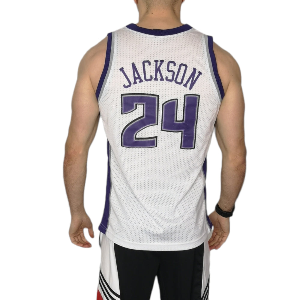 90's Nike Sacramento Kings Jackson 24 Jersey - Size Small