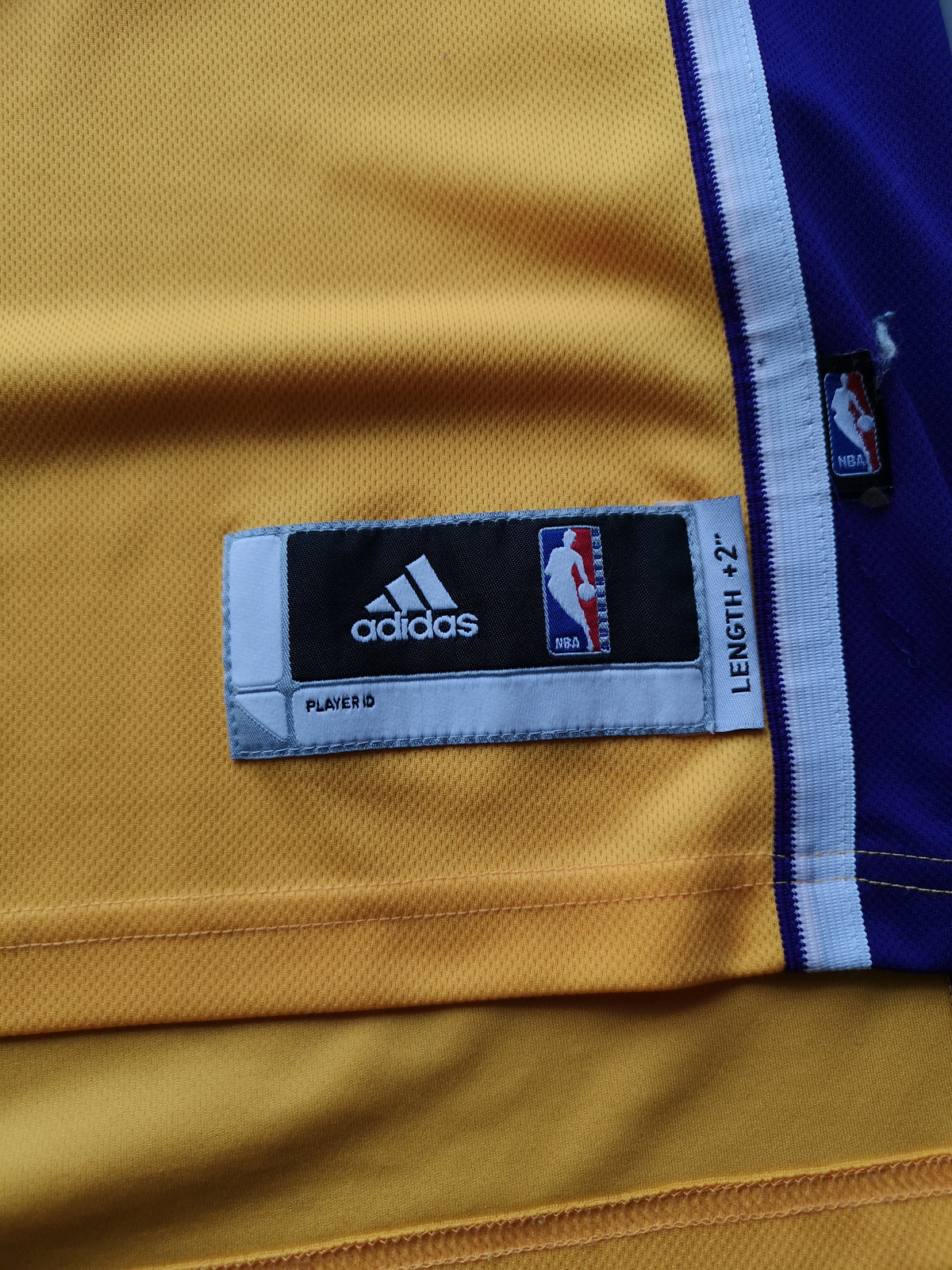 ADIDAS NBA LOS ANGELES LAKERS #12 HOWARD BASKETBALL JERSEY SIZE