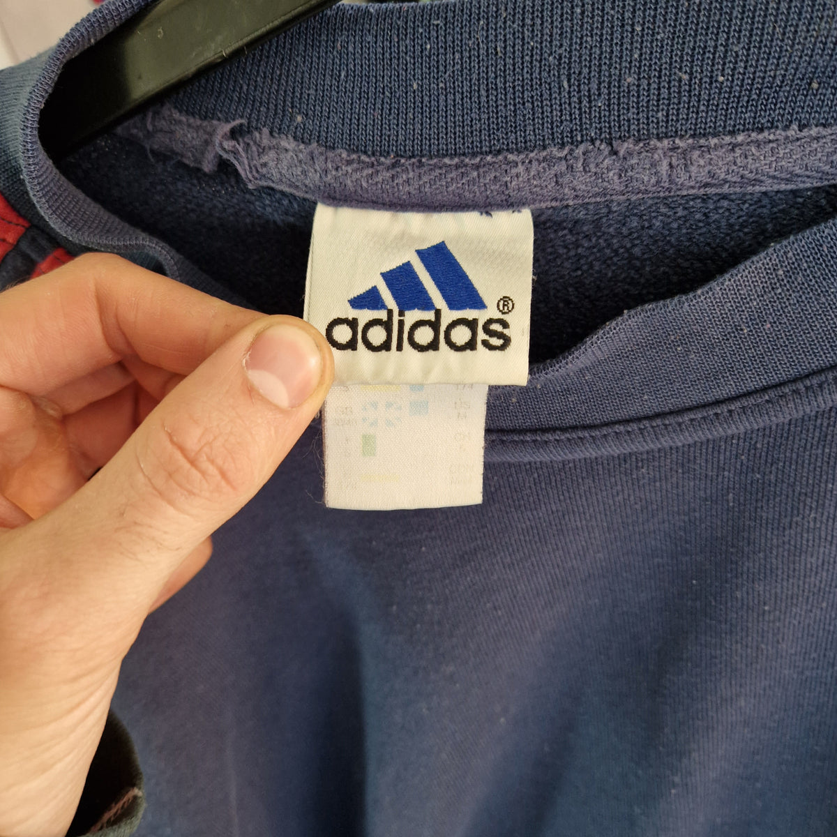 90's Adidas Small Logo Sweatshirt - Size Large