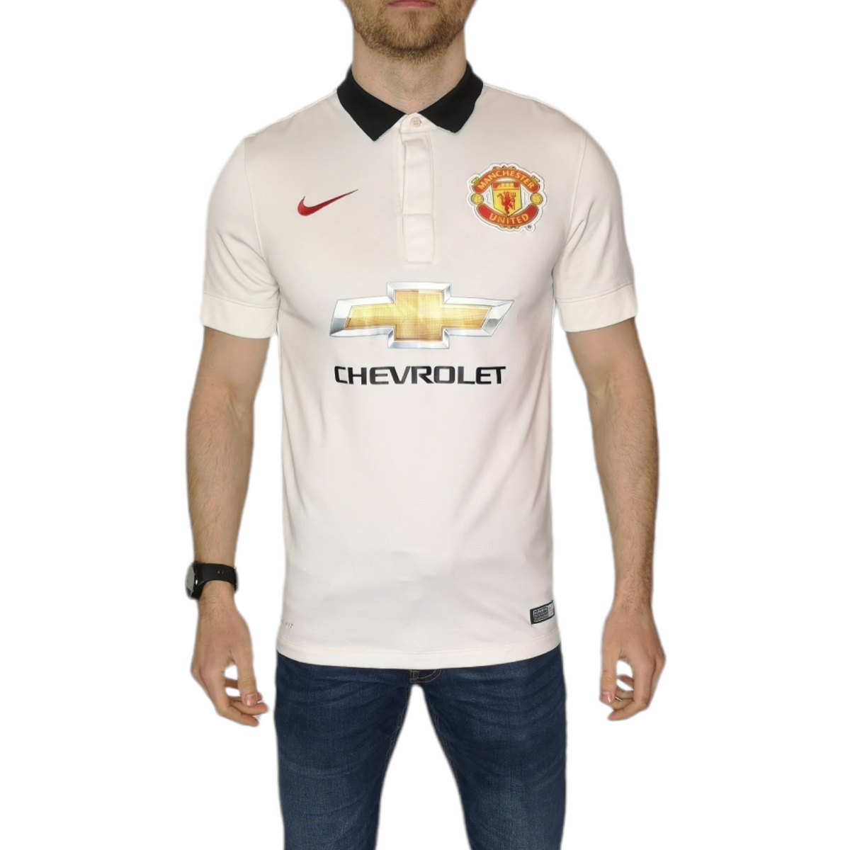 14/15 Nike Manchester United Away Shirt - Size Small