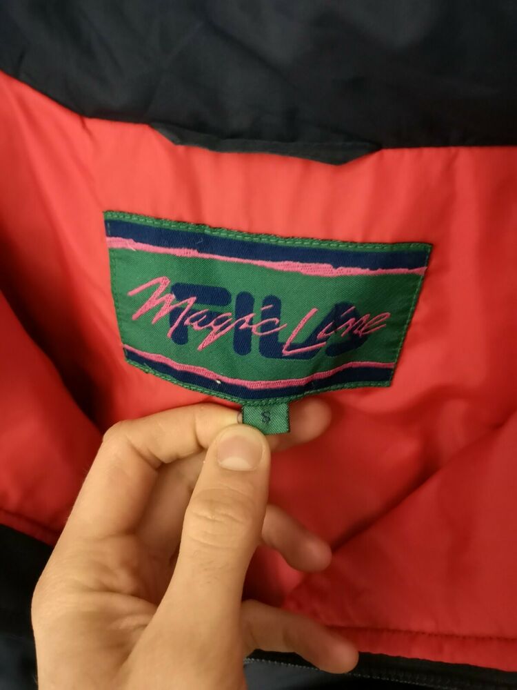 90's FILA Magic Line Puffer Jacket - Size Medium