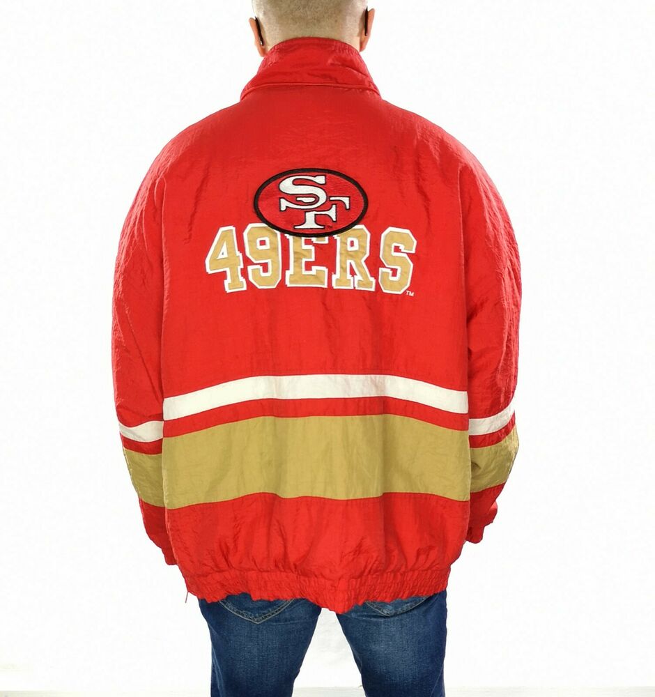 Apex One, Jackets & Coats, Vintage San Francisco 49ers Authentic Nfl  Proline By Apex One Jacket