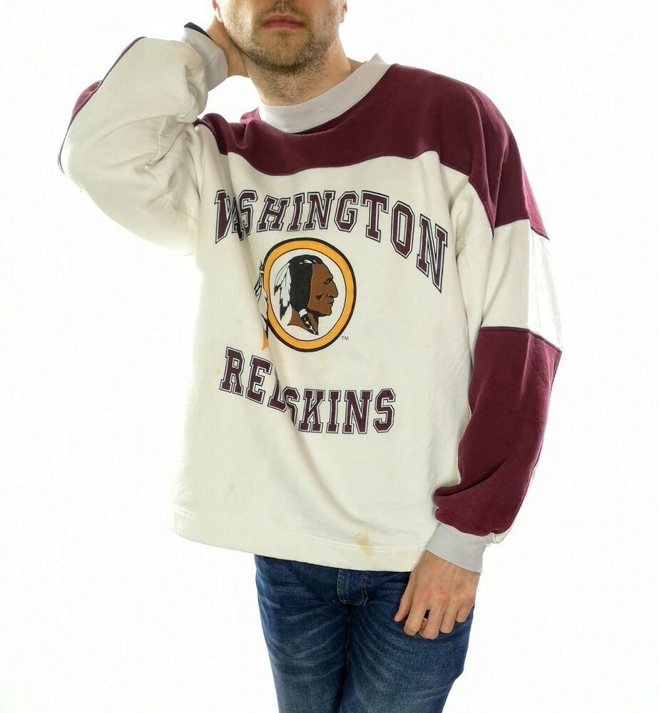 90's Logo 7 NFL Washington Redskins Sweatshirt - Size Large