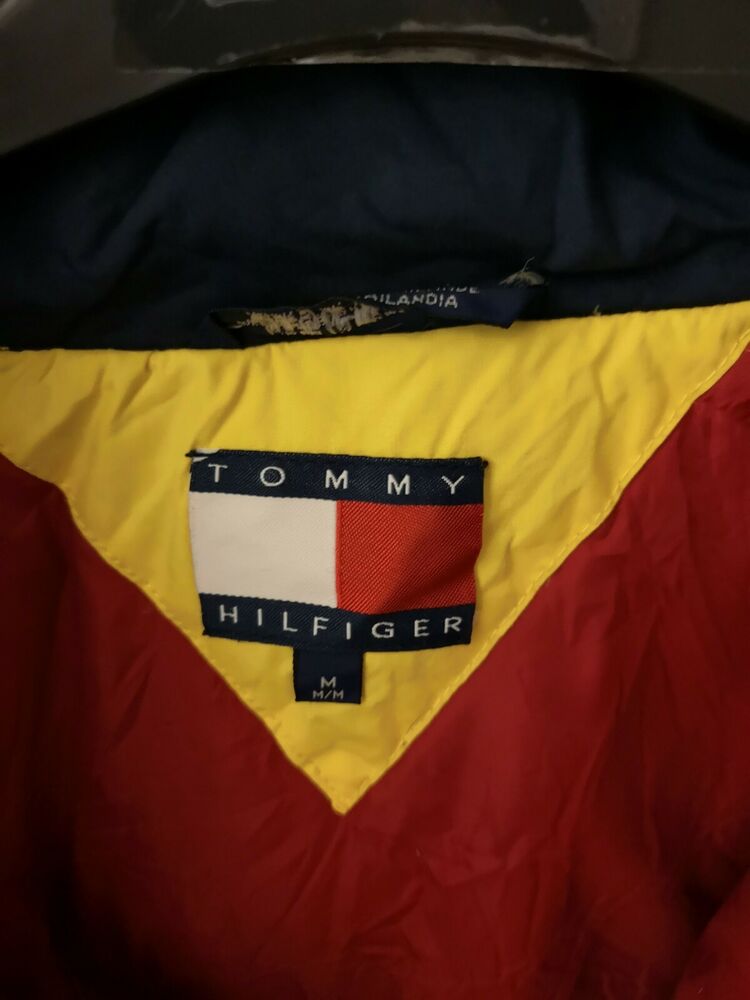 90's Tommy Hilfiger Puffer Jacket - Size Large