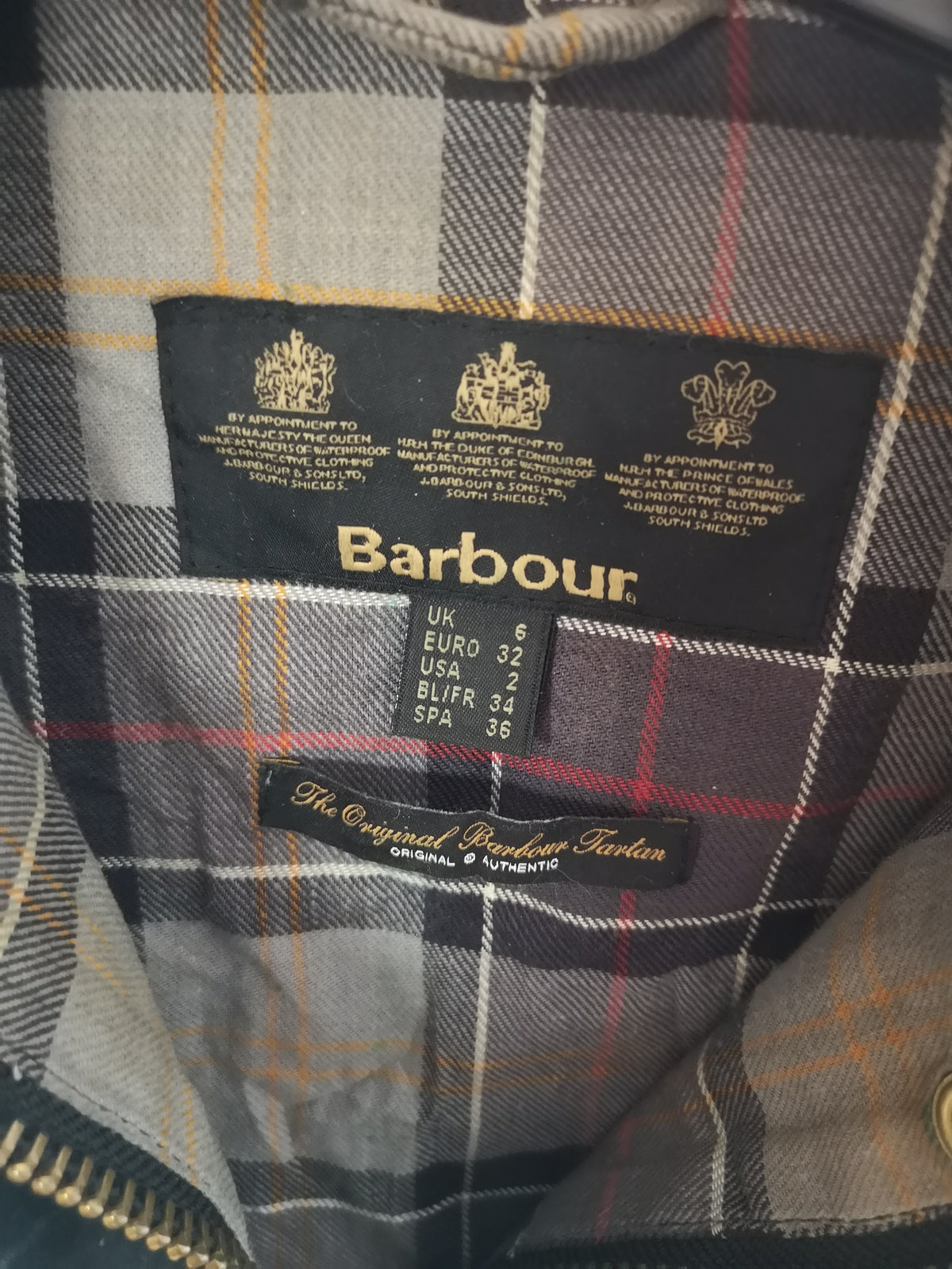 Barbour International Wax Jacket - Size UK 6