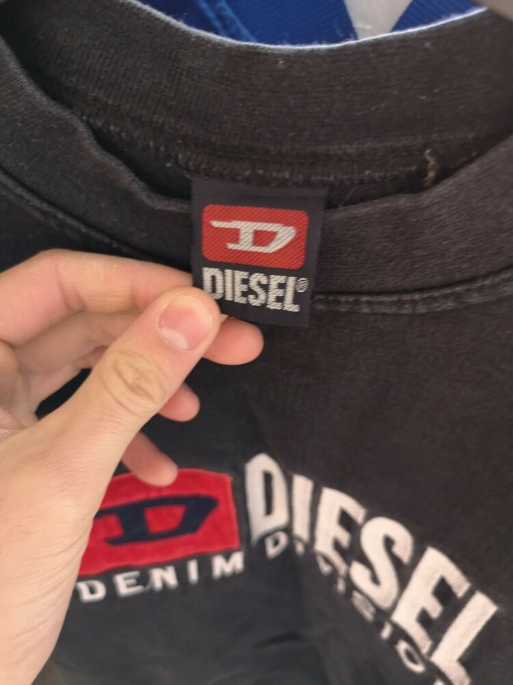 90's Diesel Denim Division Sweatshirt - Size Medium