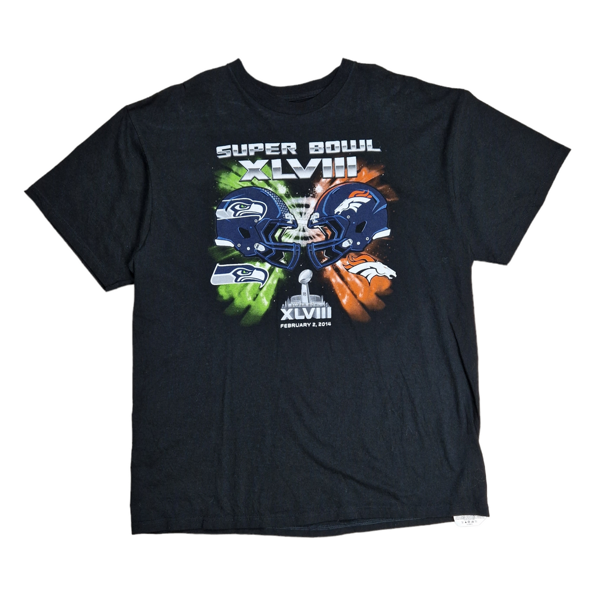 NFL Super Bowl Seahawks VS Broncos T Shirt - Size XL