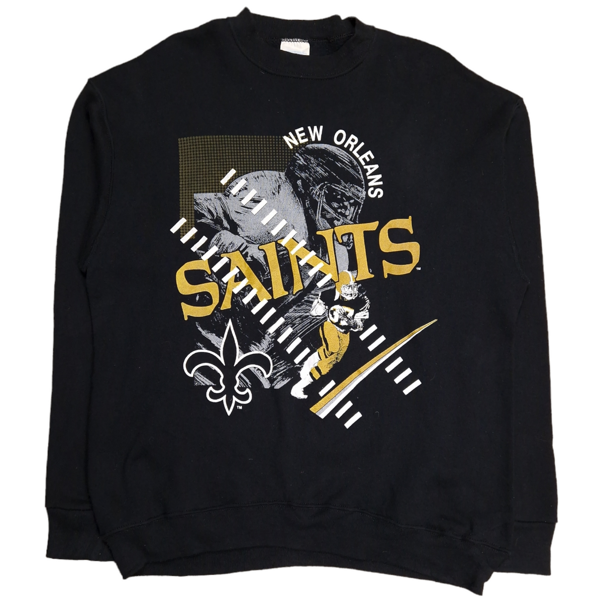 Y2K Tultex NFL New Orleans Saints Made In USA Sweatshirt - Size Large
